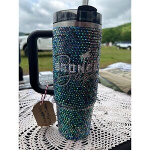 30 Oz Stanley Rhinestone Stanley Black Tumbler